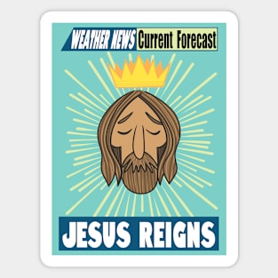 Jesus Reigns Magnet